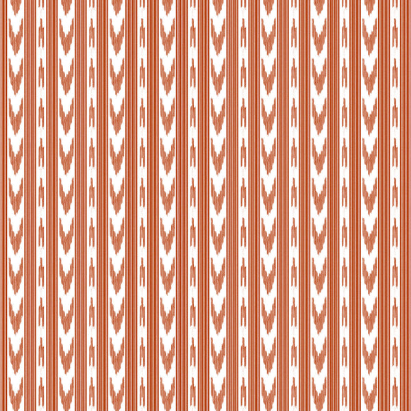 Samples and Purchasing available for Cala Pi - Teja Orange By Gaston Y Daniela | Gaston Maiorica |Ikat/Southwest/Kilims Stripes Multipurpose Print at Designer Wallcoverings and Fabrics