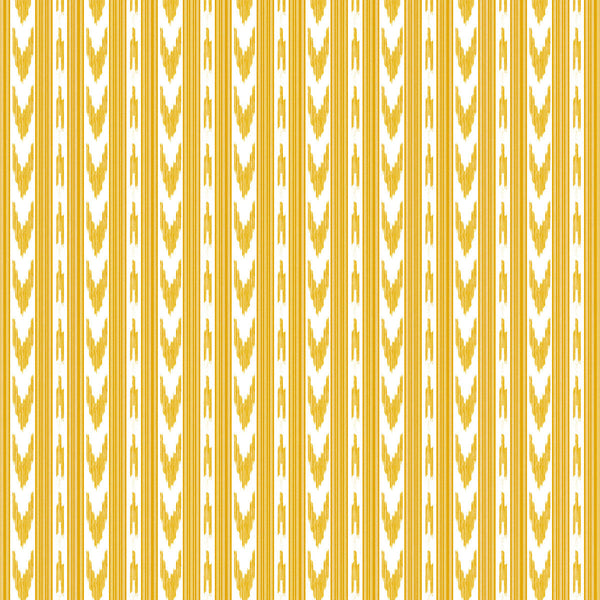 Samples and Purchasing available for Cala Pi - Ocre Yellow By Gaston Y Daniela | Gaston Maiorica |Ikat/Southwest/Kilims Stripes Multipurpose Print at Designer Wallcoverings and Fabrics