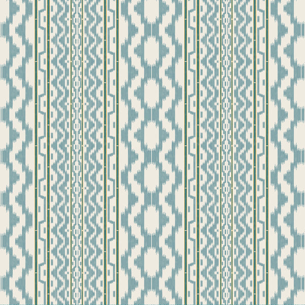 Samples and Purchasing available for Cala Murada - Azul Blue By Gaston Y Daniela | Gaston Maiorica |Stripes  Drapery Print at Designer Wallcoverings and Fabrics