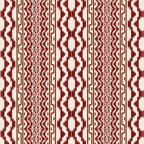 Samples and Purchasing available for Cala Murada - Burdeos Red By Gaston Y Daniela | Gaston Maiorica |Stripes  Drapery Print at Designer Wallcoverings and Fabrics