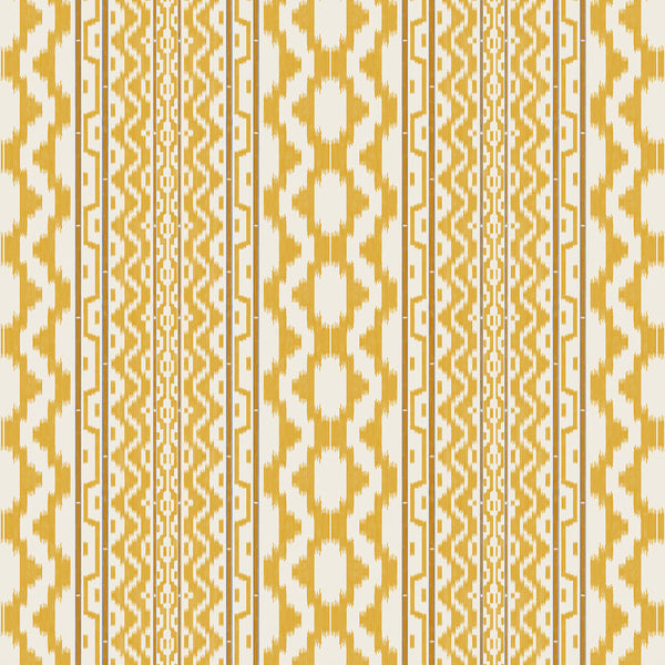 Samples and Purchasing available for Cala Murada - Ocre Yellow By Gaston Y Daniela | Gaston Maiorica |Stripes  Drapery Print at Designer Wallcoverings and Fabrics