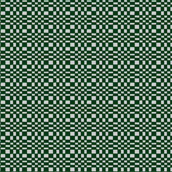 Samples and Purchasing available for Santa Eulalia - Verde Oscuro Green By Gaston Y Daniela | Gaston Maiorica |Check/Houndstooth Geometric Upholstery Chenille at Designer Wallcoverings and Fabrics