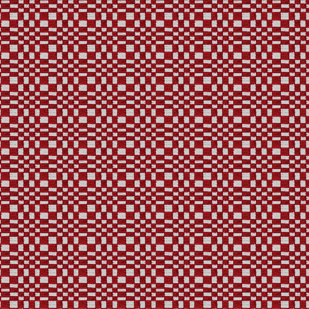 Samples and Purchasing available for Santa Eulalia - Rojo Red By Gaston Y Daniela | Gaston Maiorica |Check/Houndstooth Geometric Upholstery Chenille at Designer Wallcoverings and Fabrics