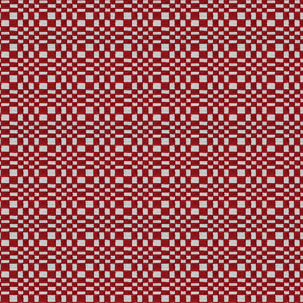 Samples and Purchasing available for Santa Eulalia - Rojo Red By Gaston Y Daniela | Gaston Maiorica |Check/Houndstooth Geometric Upholstery Chenille at Designer Wallcoverings and Fabrics