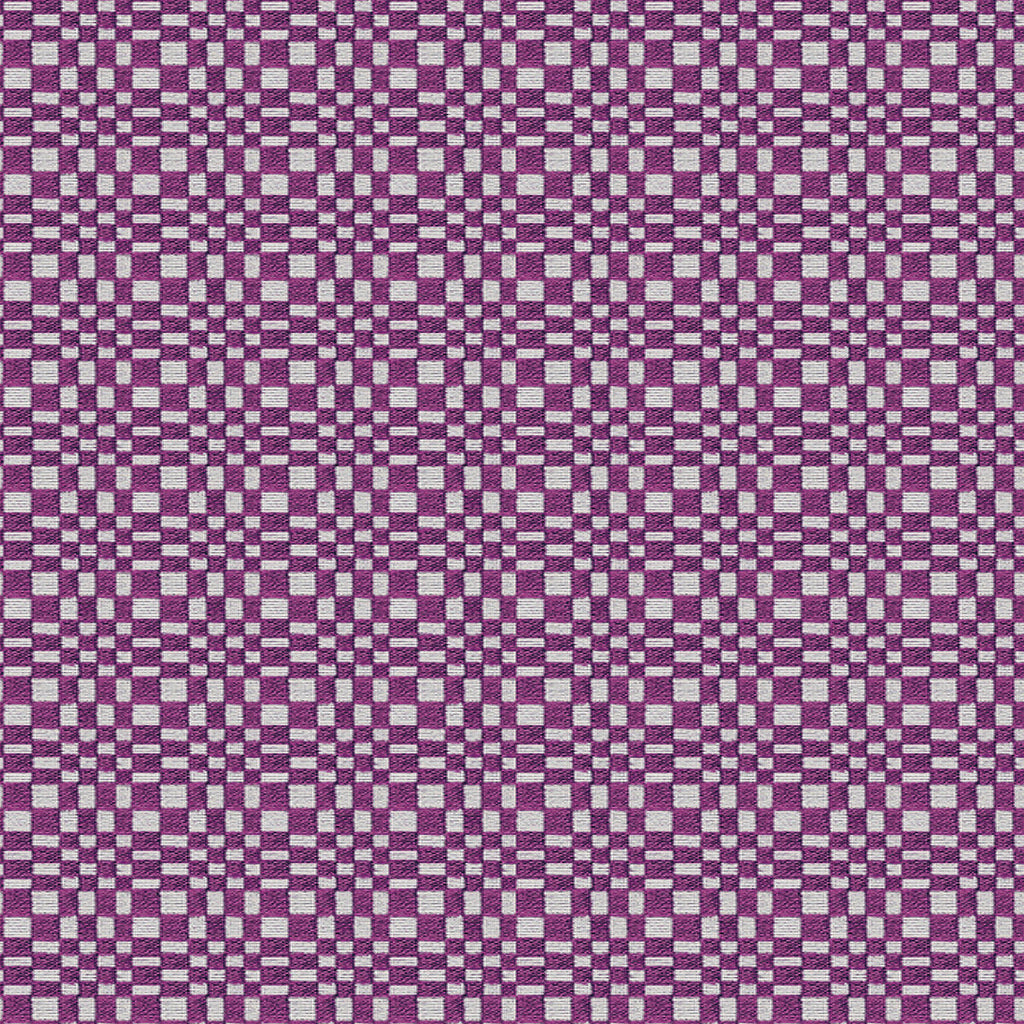 Samples and Purchasing available for Santa Eulalia - Morado Purple By Gaston Y Daniela | Gaston Maiorica |Check/Houndstooth Geometric Upholstery Chenille at Designer Wallcoverings and Fabrics