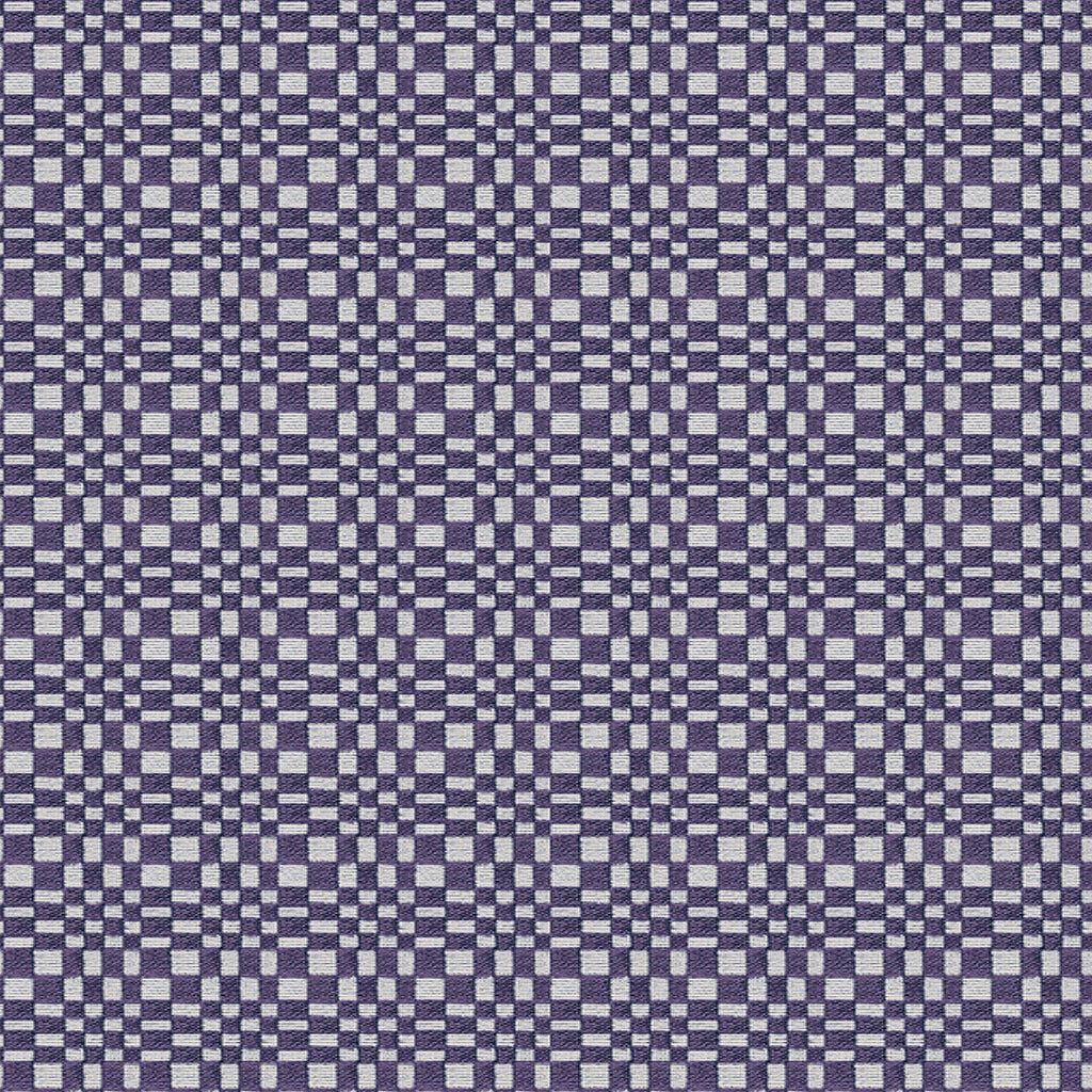 Samples and Purchasing available for Santa Eulalia - Violeta Purple By Gaston Y Daniela | Gaston Maiorica |Check/Houndstooth Geometric Upholstery Chenille at Designer Wallcoverings and Fabrics