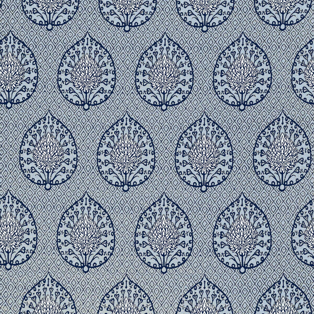 Samples and Purchasing available for Palmeta - Fondo Azul Light Blue By Gaston Y Daniela | Gaston Y Daniela Marco Polo Indoor/Outdoor |Medallion / Suzani / Persian Botanical & Floral Upholstery Indoor / Outdoor at Designer Wallcoverings and Fabrics