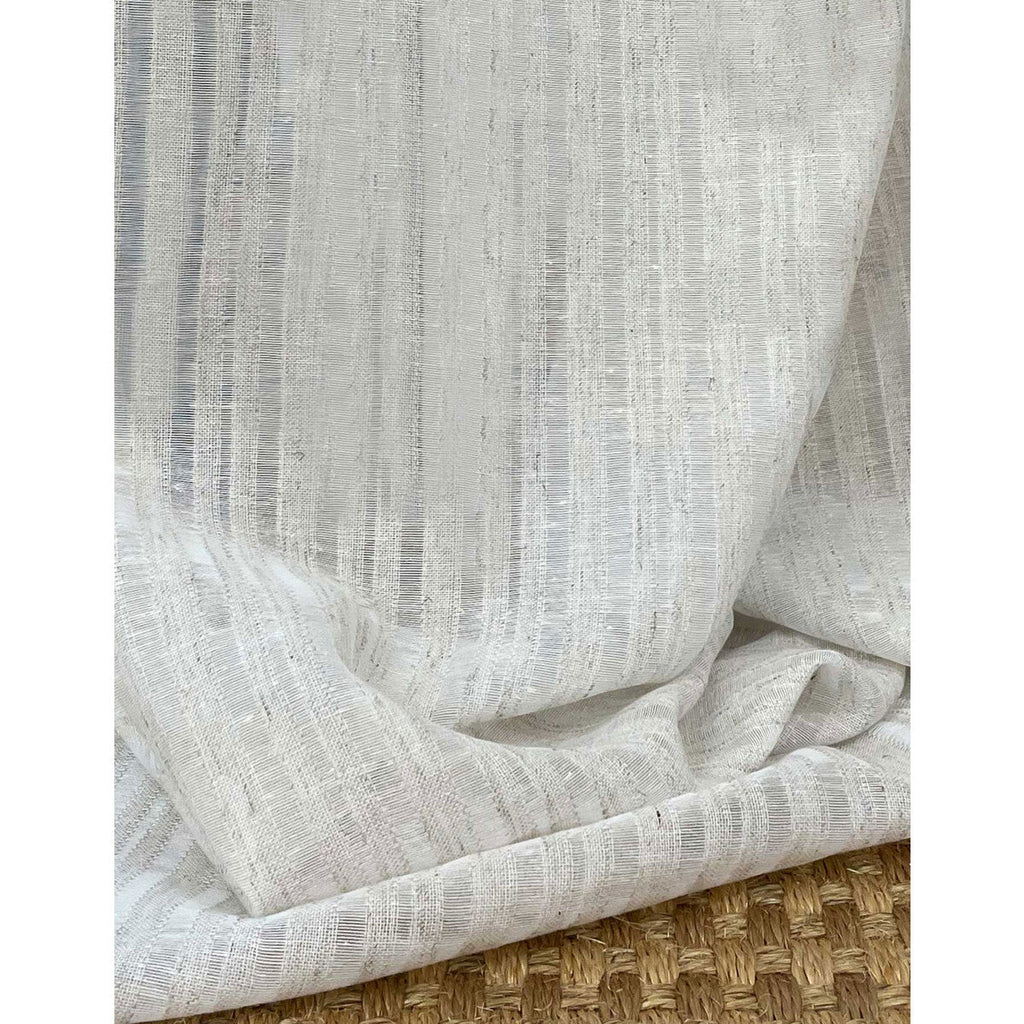 Samples and Purchasing available for Narciso - Lino Beige By Gaston Y Daniela | Gaston Y Daniela Marco Polo |Stripes Texture Drapery Sheer at Designer Wallcoverings and Fabrics