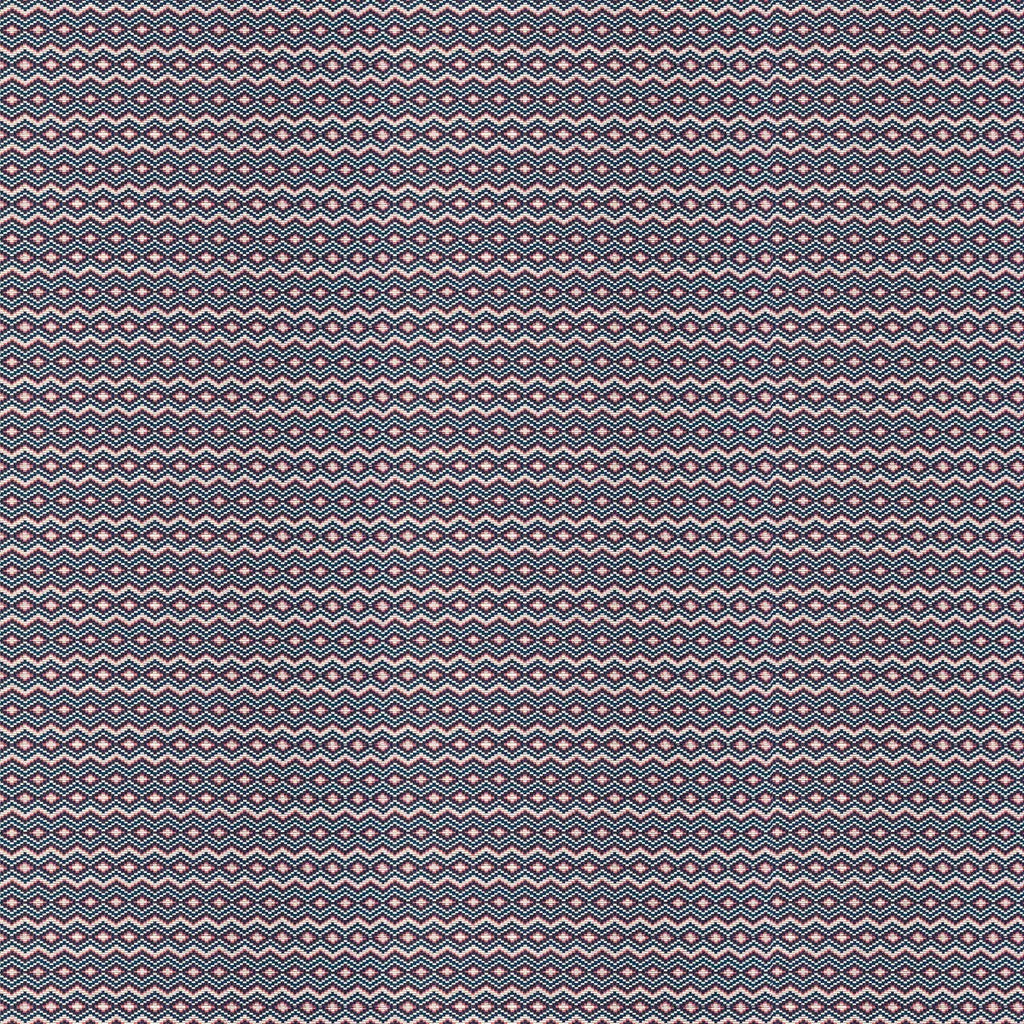 Samples and Purchasing available for Caucaso - Navy Fresa Pink By Gaston Y Daniela | Gaston Y Daniela Marco Polo |Diamond Herringbone/Tweed Upholstery  at Designer Wallcoverings and Fabrics