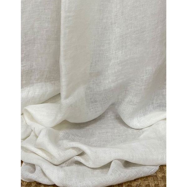 Samples and Purchasing available for Calendula - Crudo White By Gaston Y Daniela | Gaston Y Daniela Marco Polo | Solid Drapery Linen at Designer Wallcoverings and Fabrics