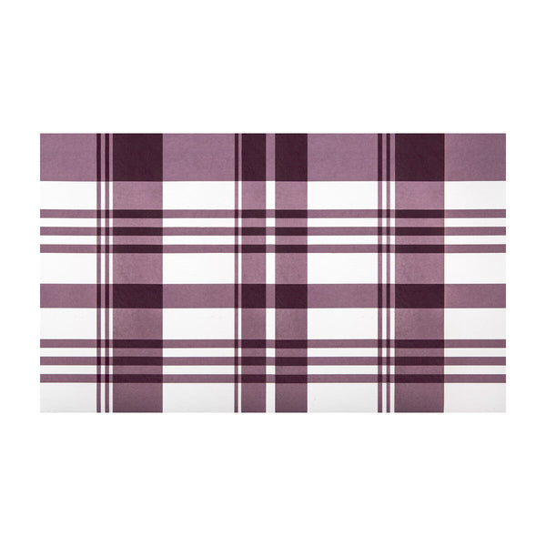 Samples and Purchasing available for Biarritz - Berenjena Purple By Gaston Y Daniela | Gaston Dos Collection |Geometric Plaid / Check Wallcovering Print at Designer Wallcoverings and Fabrics