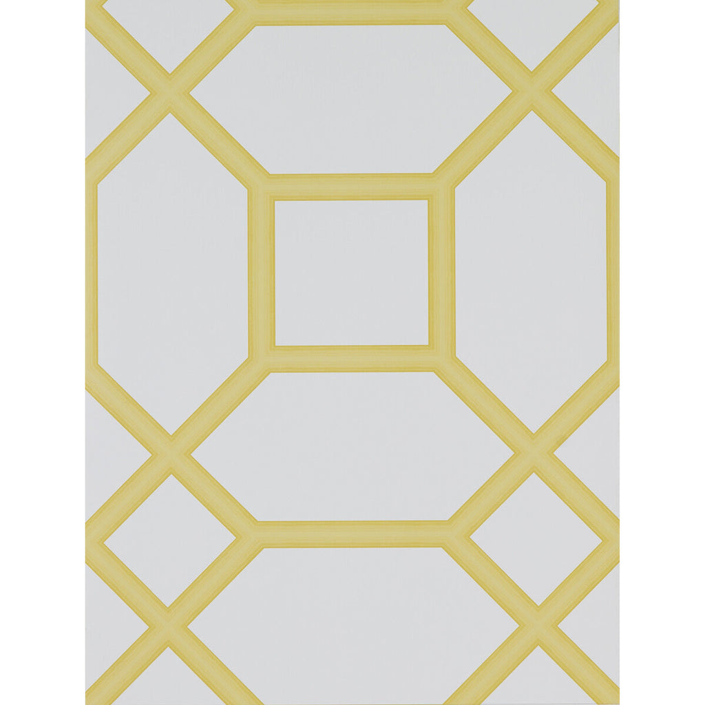 Samples and Purchasing available for Miguel - Amarillo Yellow By Gaston Y Daniela | Lorenzo Castillo Hispania Wp |Modern Geometric Wallcovering Print at Designer Wallcoverings and Fabrics