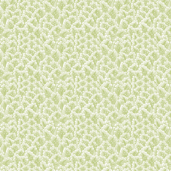 Samples and Purchasing available for Secret Garden - Verde Sage By Gaston Y Daniela | Gaston Libreria |Botanical & Floral  Wallcovering Print at Designer Wallcoverings and Fabrics