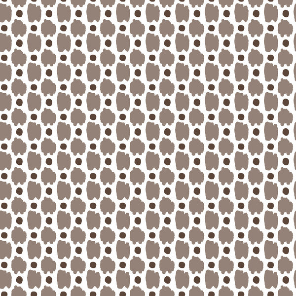 Samples and Purchasing available for Spots - Chocolate Camel By Gaston Y Daniela | Gaston Libreria |Modern Animal Skins Wallcovering Print at Designer Wallcoverings and Fabrics