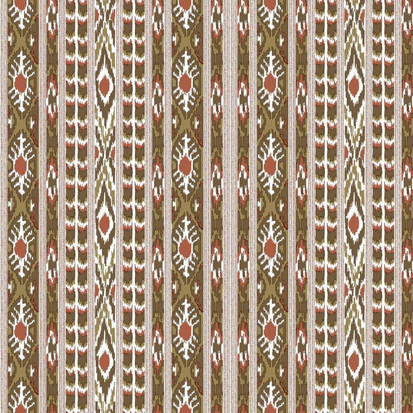 Samples and Purchasing available for Apache - Ocre Yellow By Gaston Y Daniela |  |Ikat/Southwest/Kilims  Wallcovering Print at Designer Wallcoverings and Fabrics