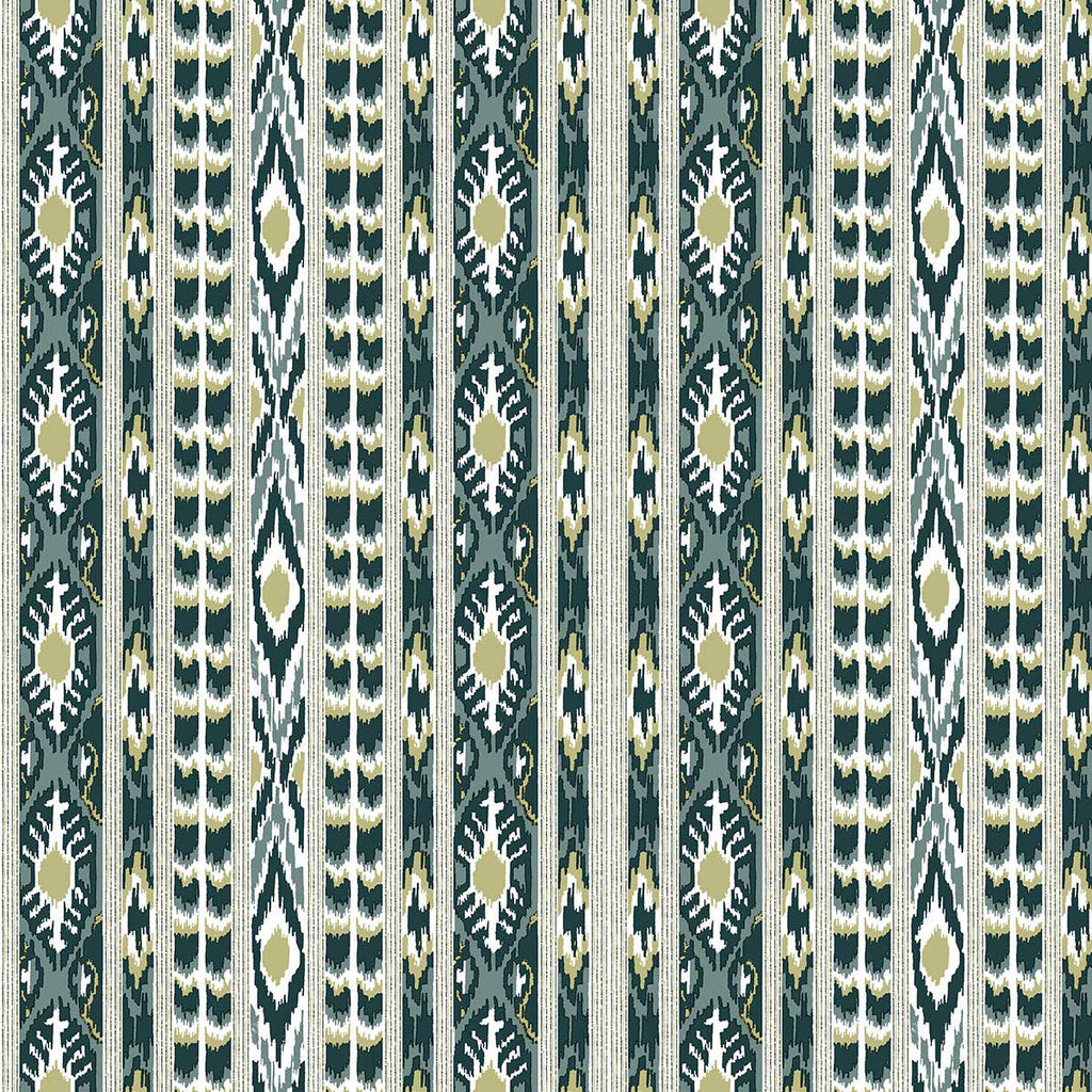 Samples and Purchasing available for Apache - Agua/Lima Green By Gaston Y Daniela | Gaston Origen Dos |Global Stripes Wallcovering Print at Designer Wallcoverings and Fabrics