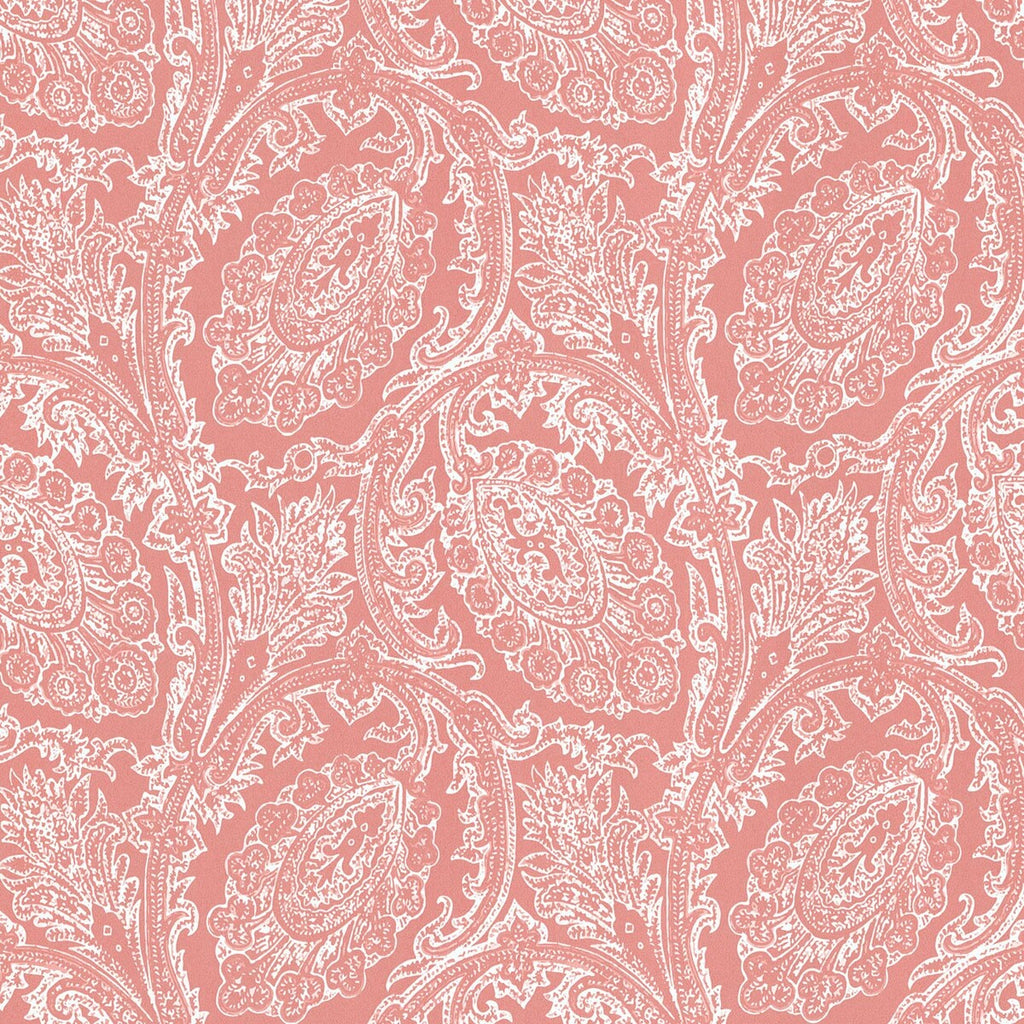 Samples and Purchasing available for Cadaques - Teja Pink By Gaston Y Daniela | Gaston Serendipia | Paisley Wallcovering Print at Designer Wallcoverings and Fabrics