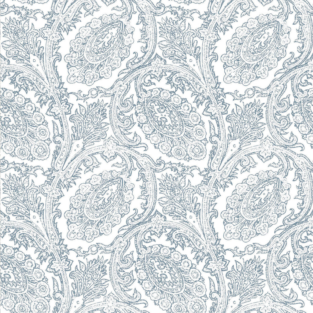 Samples and Purchasing available for Cadaques - Gris Grey By Gaston Y Daniela | Gaston Serendipia | Paisley Wallcovering Print at Designer Wallcoverings and Fabrics