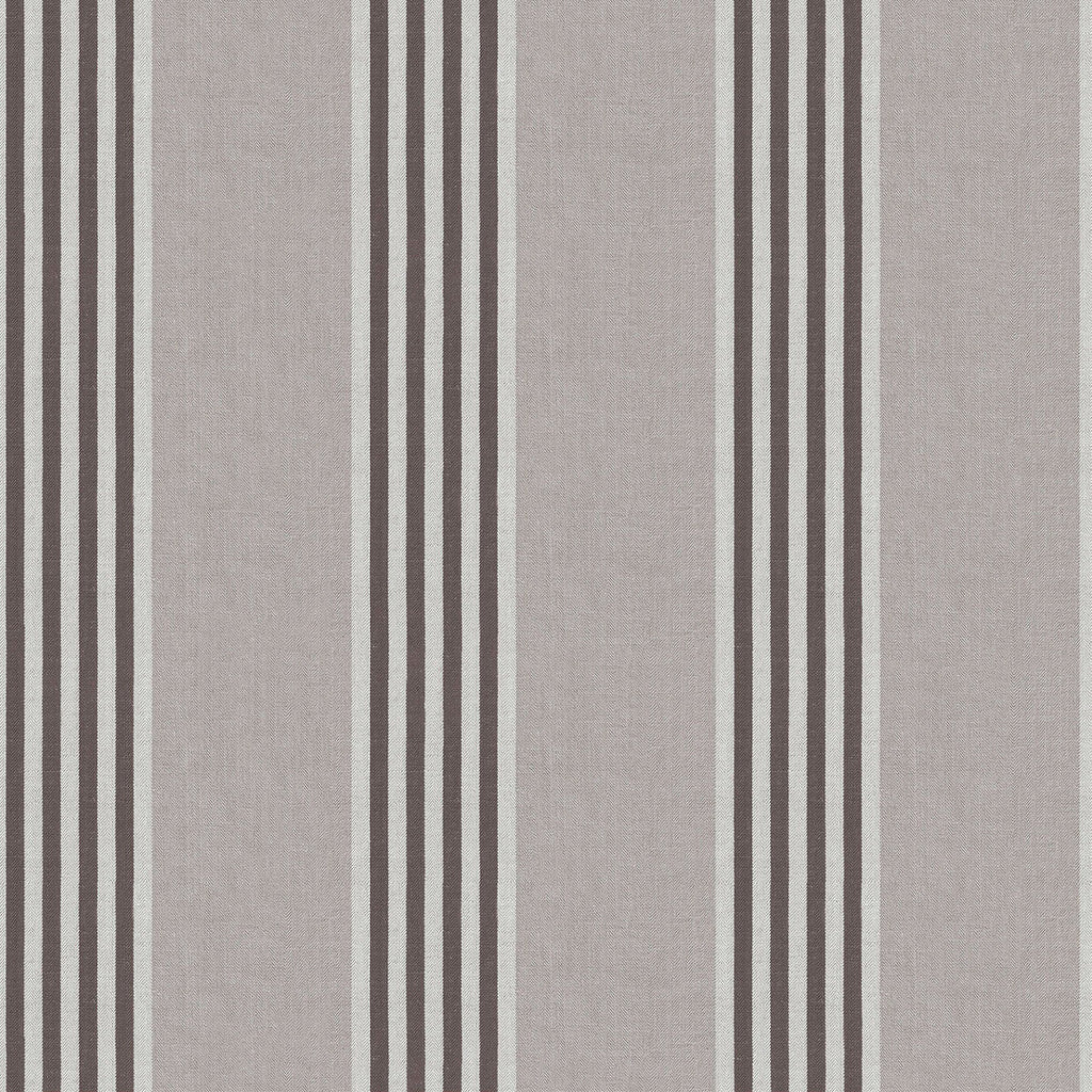 Samples and Purchasing available for Gerra - Chocolate Light Grey By Gaston Y Daniela | Gaston Serendipia | Stripes Wallcovering Print at Designer Wallcoverings and Fabrics