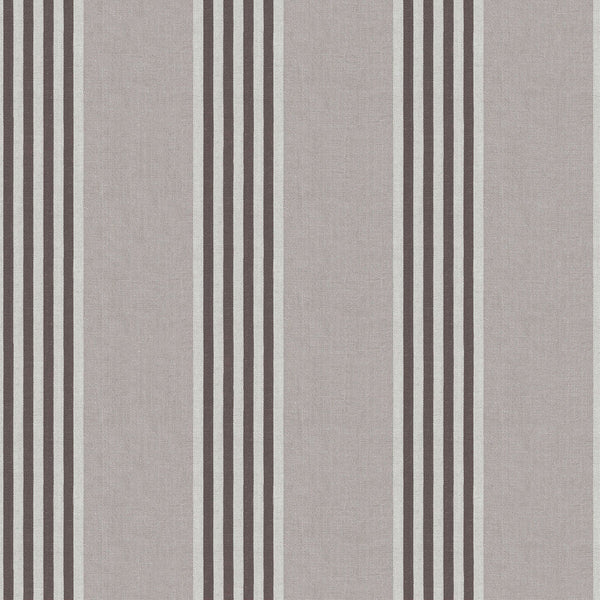 Samples and Purchasing available for Gerra - Chocolate Light Grey By Gaston Y Daniela | Gaston Serendipia | Stripes Wallcovering Print at Designer Wallcoverings and Fabrics