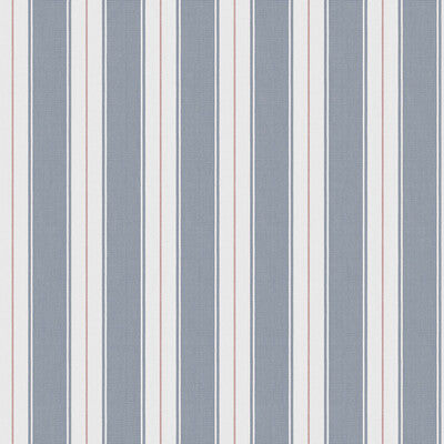 Samples and Purchasing available for Bayona - Denim Blue By Gaston Y Daniela | Gaston Serendipia | Stripes Wallcovering Print at Designer Wallcoverings and Fabrics