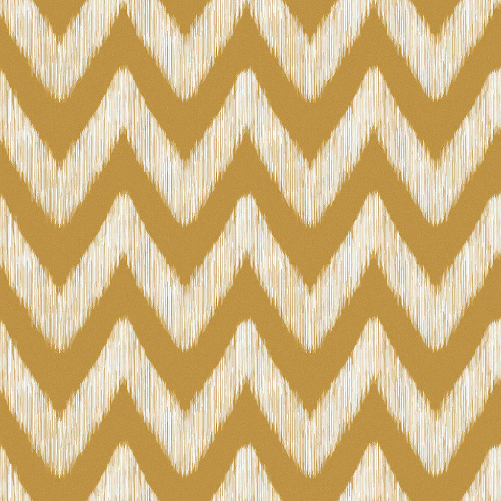 Samples and Purchasing available for Medina - Ocre Gold By Gaston Y Daniela | Gaston Serendipia | Herringbone/Tweed Wallcovering Print at Designer Wallcoverings and Fabrics