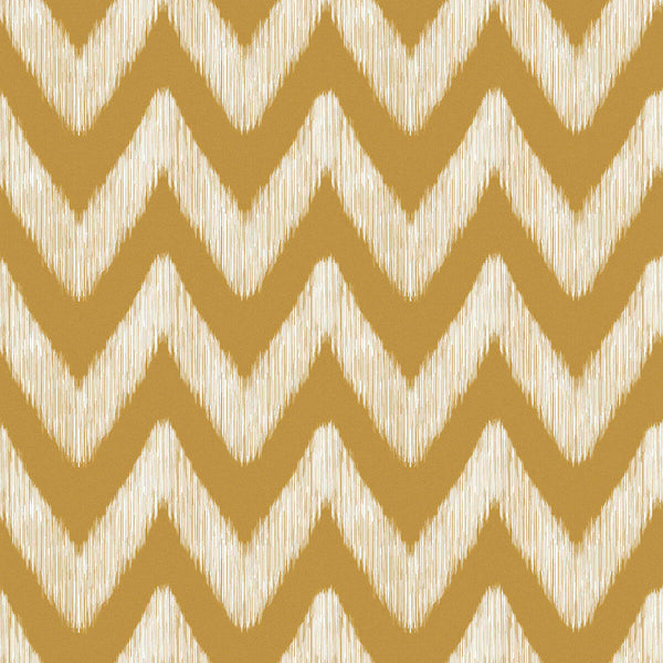 Samples and Purchasing available for Medina - Ocre Gold By Gaston Y Daniela | Gaston Serendipia | Herringbone/Tweed Wallcovering Print at Designer Wallcoverings and Fabrics