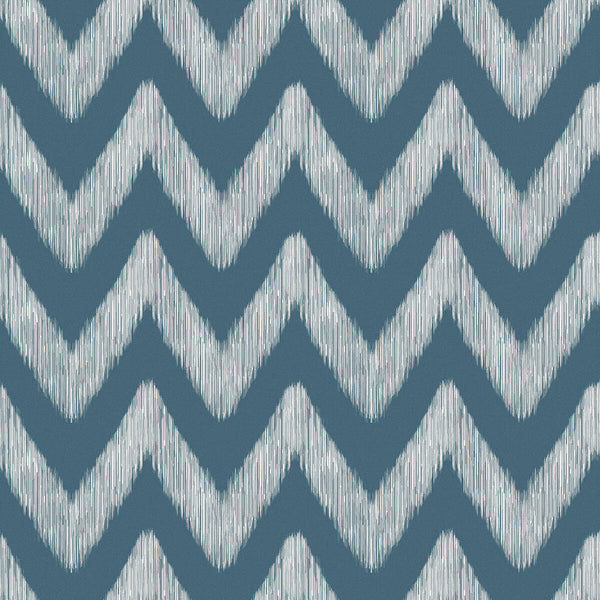 Samples and Purchasing available for Medina - Oscuro Blue By Gaston Y Daniela | Gaston Serendipia | Herringbone/Tweed Wallcovering Print at Designer Wallcoverings and Fabrics