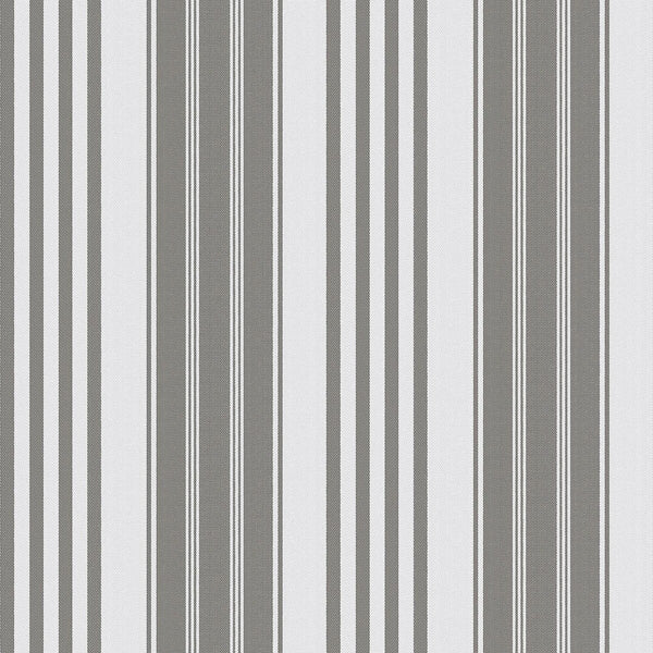 Samples and Purchasing available for Vega - Gris Grey By Gaston Y Daniela | Gaston Serendipia | Stripes Wallcovering Print at Designer Wallcoverings and Fabrics