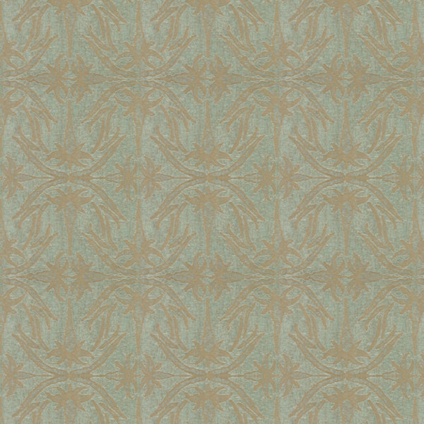 Samples and Purchasing available for Lily Branch - Aqua Beige By Lee Jofa Modern | Allegra Hicks Ii Collection | Modern Upholstery Chenille at Designer Wallcoverings and Fabrics