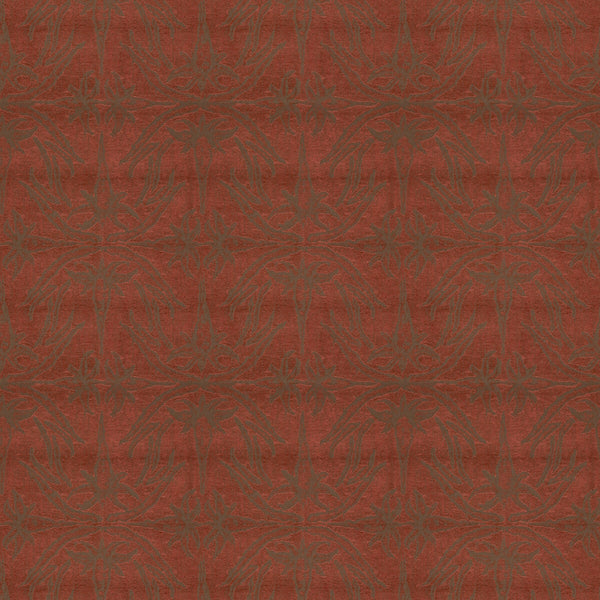 Samples and Purchasing available for Lily Branch - Red Brown By Lee Jofa Modern | Allegra Hicks Ii Collection | Modern Upholstery Chenille at Designer Wallcoverings and Fabrics