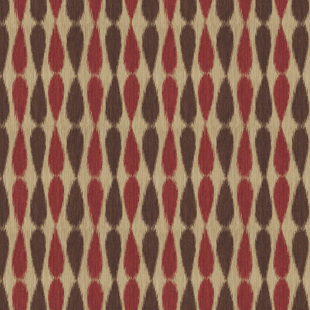 Samples and Purchasing available for Ikat Drops - Red Beige By Lee Jofa Modern | Allegra Hicks Ii Collection | Ikat/Southwest/Kilims Upholstery  at Designer Wallcoverings and Fabrics