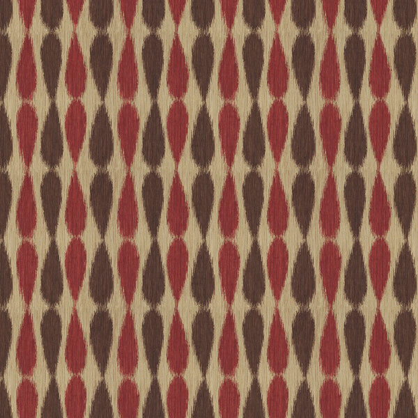 Samples and Purchasing available for Ikat Drops - Red Beige By Lee Jofa Modern | Allegra Hicks Ii Collection | Ikat/Southwest/Kilims Upholstery  at Designer Wallcoverings and Fabrics