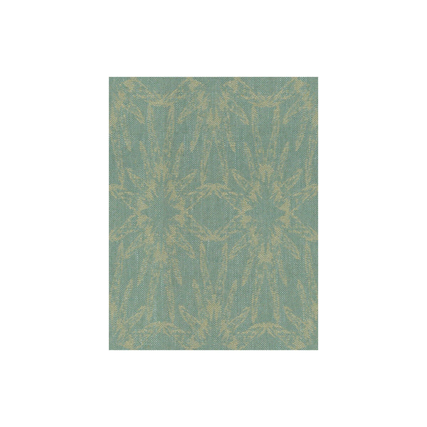 Samples and Purchasing available for Starfish - Aqua Light Green By Lee Jofa Modern | Allegra Hicks Islands Collection |Modern Medallion / Suzani / Persian Upholstery Weave at Designer Wallcoverings and Fabrics