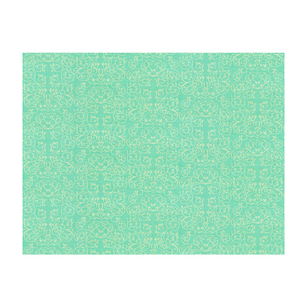 Samples and Purchasing available for Garden Reverse - Aqua Turquoise By Lee Jofa Modern | Allegra Hicks Garden Collection |Botanical & Floral  Multipurpose Print at Designer Wallcoverings and Fabrics