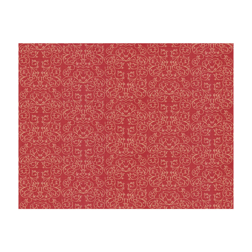 Samples and Purchasing available for Garden Reverse - Cerise Red By Lee Jofa Modern | Allegra Hicks Garden Collection |Botanical & Floral  Multipurpose Print at Designer Wallcoverings and Fabrics