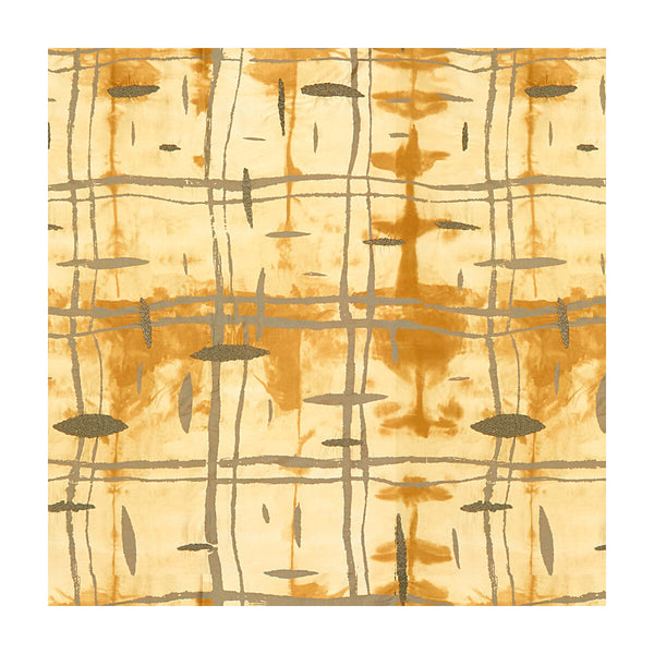 Samples and Purchasing available for Crossroads - Gilt Gold By Lee Jofa Modern | Mary Fisher |Modern  Multipurpose Print at Designer Wallcoverings and Fabrics