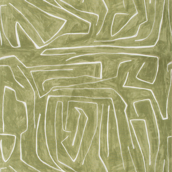 Samples and Purchasing available for Graffito - Fern Green By Lee Jofa Modern | Kelly Wearstler V |Modern  Multipurpose Print at Designer Wallcoverings and Fabrics