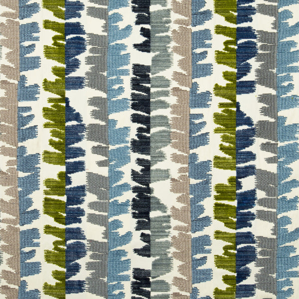 Samples and Purchasing available for Fractal Velvet - Blue/Green Multi By Lee Jofa Modern | Prism |Modern  Upholstery Velvet at Designer Wallcoverings and Fabrics