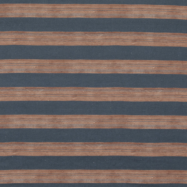 Samples and Purchasing available for Askew - Sienna/Navy Multi By Lee Jofa Modern | Kelly Wearstler Iv |Stripes  Multipurpose Print at Designer Wallcoverings and Fabrics