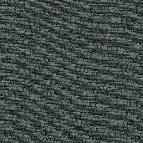 Samples and Purchasing available for Crescendo - Lagoon/Ebony Teal By Lee Jofa Modern | Kelly Wearstler Iv |Abstract Modern Upholstery Weave at Designer Wallcoverings and Fabrics