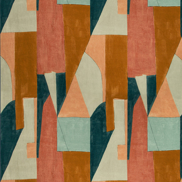 Samples and Purchasing available for District - Apricot Multi By Lee Jofa Modern | Kelly Wearstler V |Modern  Multipurpose Print at Designer Wallcoverings and Fabrics