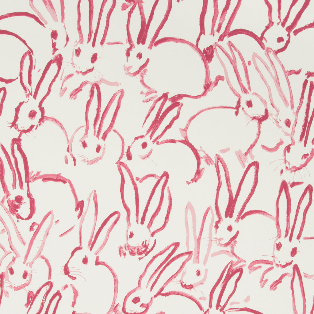 Samples and Purchasing available for Hutch - Ivory/Pink Multi By Lee Jofa Modern | Hunt Slonem Ii | Animal/Insects Wallcovering Print at Designer Wallcoverings and Fabrics