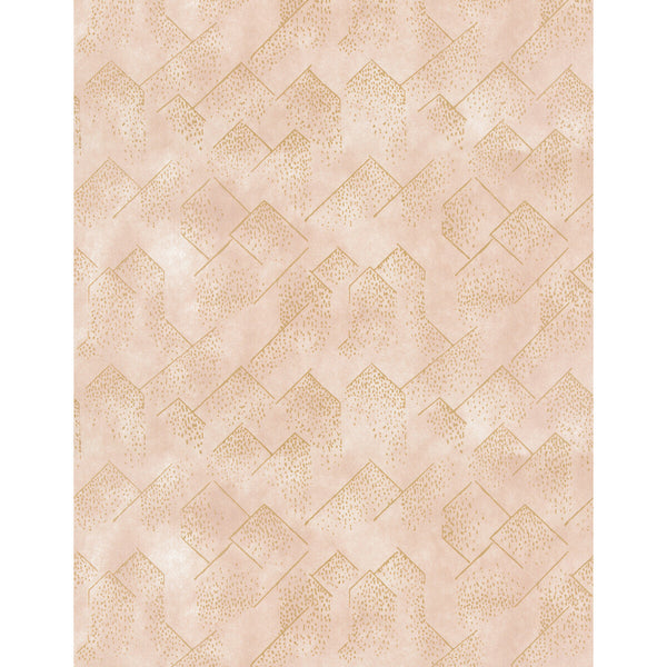 Samples and Purchasing available for Brink Paper - Blush/Gold Multi By Lee Jofa Modern | Kelly Wearstler Wallpapers Iii | Modern Wallcovering  at Designer Wallcoverings and Fabrics