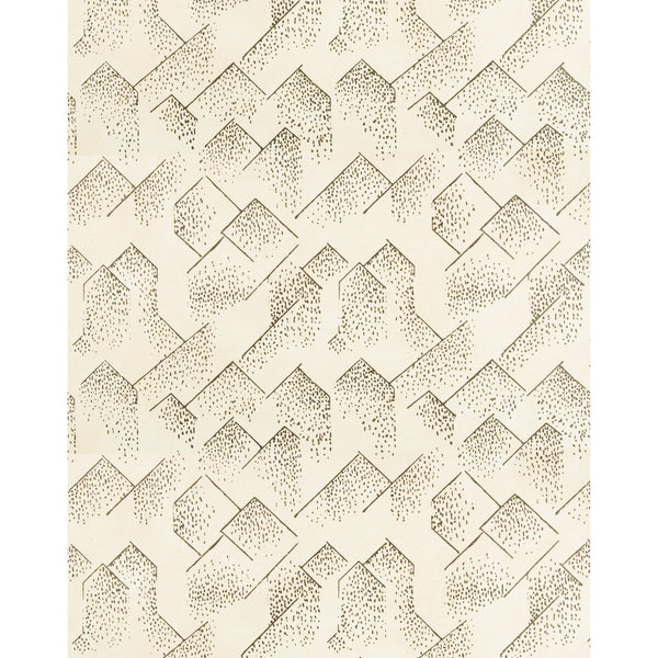 Samples and Purchasing available for Brink Paper - Cream/Onyx Ivory By Lee Jofa Modern | Kelly Wearstler Wallpapers Iii | Modern Wallcovering  at Designer Wallcoverings and Fabrics