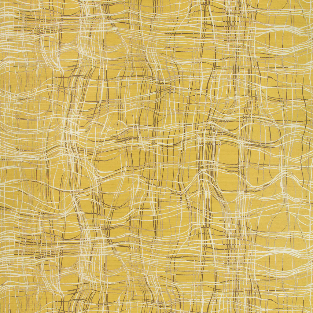 Samples and Purchasing available for Entangle Paper - Mustard Yellow By Lee Jofa Modern | Kelly Wearstler Wallpapers Iv | Modern Wallcovering  at Designer Wallcoverings and Fabrics