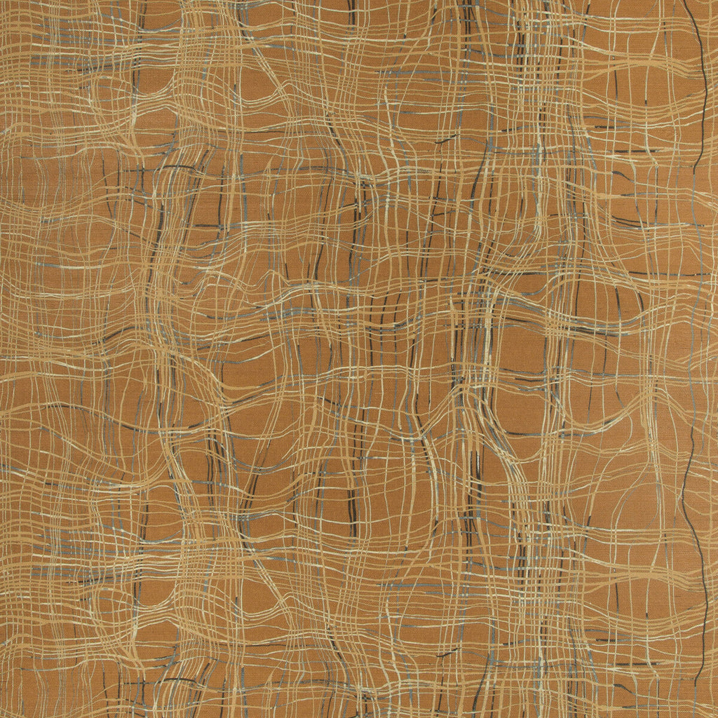 Samples and Purchasing available for Entangle Paper - Saddle Brown By Lee Jofa Modern | Kelly Wearstler Wallpapers Iv | Modern Wallcovering  at Designer Wallcoverings and Fabrics