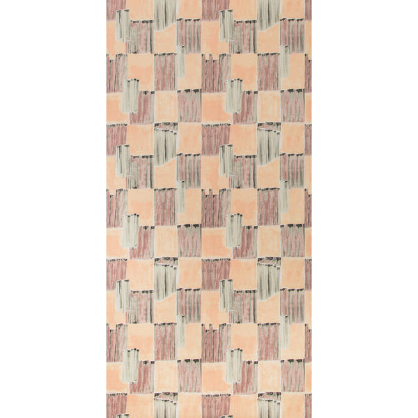 Samples and Purchasing available for Lyre Paper - Blushing Pink By Lee Jofa Modern | Kelly Wearstler Wallpapers V | Modern Wallcovering  at Designer Wallcoverings and Fabrics