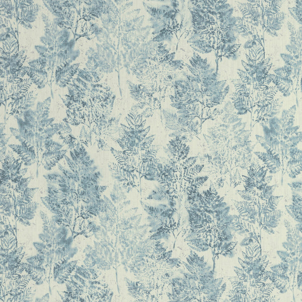 Samples and Purchasing available for Heiki Fern - Lapis White By Kravet Basics | Monterey |Botanical & Floral  Multipurpose Print at Designer Wallcoverings and Fabrics