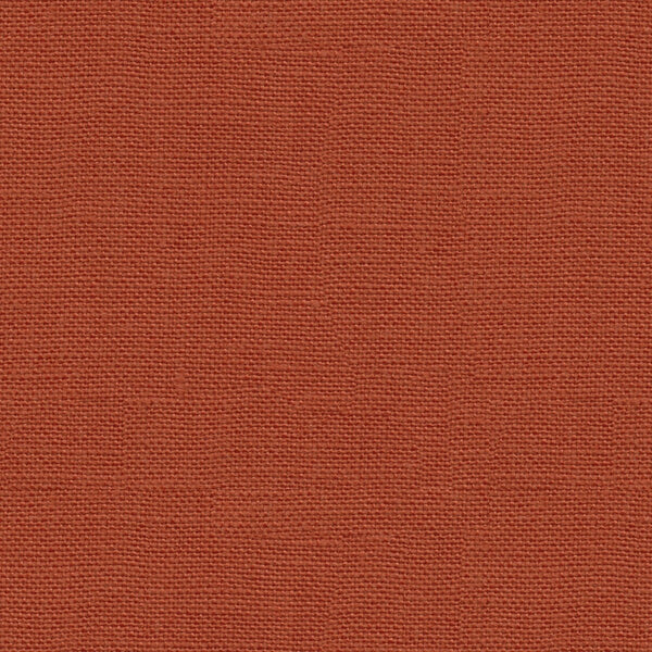 Samples and Purchasing available for Lea - Terracotta Orange By G P & J Baker | Country Weekend |Solid  Multipurpose Linen at Designer Wallcoverings and Fabrics